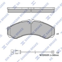 SP2638 Hi-Q Комплект гальмівних колодок дисковий гальм