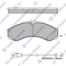 SP2638 Hi-Q Комплект гальмівних колодок дисковий гальм
