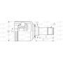 CVJ5702.20 OPEN PARTS Шарнирный комплект, Привідний вал