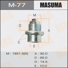 M-77 MASUMA Різьбова пробка, Масляний піддон