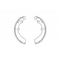KBS-8916 KAVO PARTS Комплект гальмівних колодок