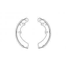 KBS-8916 KAVO PARTS Комплект гальмівних колодок