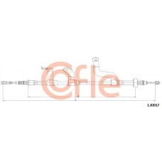 92.1.KI017 COFLE Тросик, cтояночный тормоз