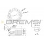 FA2033 BREMSI Повітряний фільтр
