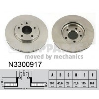 N3300917 NIPPARTS Гальмівний диск
