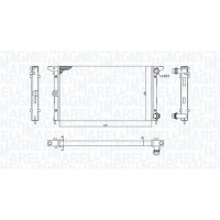 350213194900 MAGNETI MARELLI Радіатор охолодження двигуна
