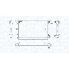 350213194900 MAGNETI MARELLI Радіатор охолодження двигуна