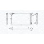 350213194900 MAGNETI MARELLI Радіатор охолодження двигуна