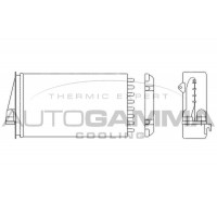 104936 AUTOGAMMA Теплообмінник обігрів салону