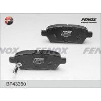 BP43360 FENOX Комплект гальмівних колодок дисковий гальм