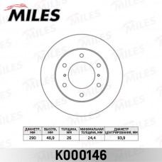 K000146 MILES Гальмівний диск