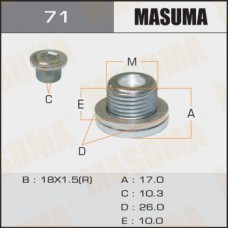 71 MASUMA Різьбова пробка, Масляний піддон