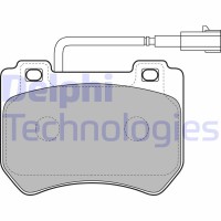 LP2200 DELPHI Комплект гальмівних колодок дисковий гальм
