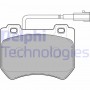LP2200 DELPHI Комплект гальмівних колодок дисковий гальм