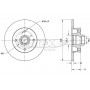 TX 70-71 TOMEX Brakes Гальмівний диск