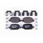 8DB 355 020-751 HELLA Комплект гальмівних колодок дисковий гальм
