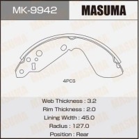 MK-9942 MASUMA Комплект гальмівних колодок