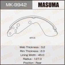 MK-9942 MASUMA Комплект гальмівних колодок