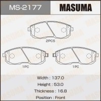 MS-2177 MASUMA Комплект гальмівних колодок