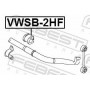 VWSB2HF FEBEST Опора стабілізатора