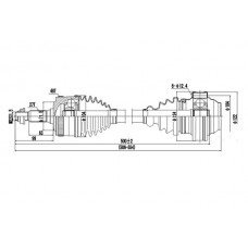 DDS235003 DYNAMATRIX Привідний вал