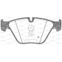 BPA0857.30 OPEN PARTS Комплект гальмівних колодок дисковий гальм