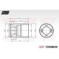 72938029 MAXTECH Поршень корпус скоби гальма