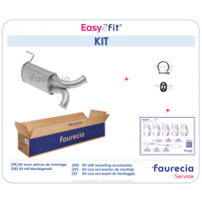 FS15498 Faurecia Середній глушник вихлопних газів