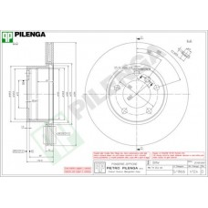 V124 PILENGA Гальмівний диск