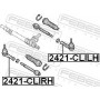 2421-CLILH FEBEST Наконечник поперечної кермової тяги