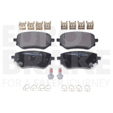 55022233100 EUROBRAKE Комплект гальмівних колодок дисковий гальм