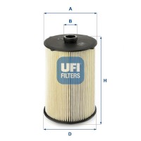 26.043.00 UFI Паливний фільтр