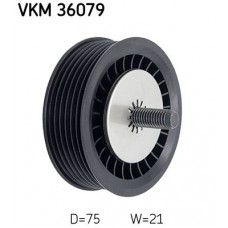 VKM 36079 SKF Паразитный / ведущий ролик, Поліклиновий ремінь