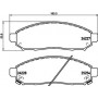 8DB 355 016-121 HELLA Комплект гальмівних колодок, дискове гальмо