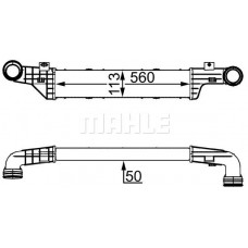 CI 53 000S MAHLE Интеркулер
