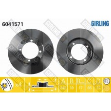 6041571 GIRLING Гальмівний диск