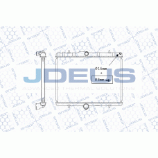 M-0070260 JDEUS Радіатор охолодження двигуна