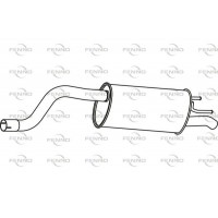 P43095 FENNO Глушник вихлопних газів кінцевий