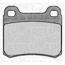 363916060306 MAGNETI MARELLI Комплект гальмівних колодок дисковий гальм