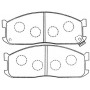 FP5152 FIT Комплект гальмівних колодок дисковий гальм