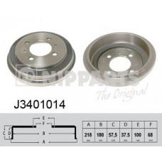 J3401014 NIPPARTS Гальмівний барабан