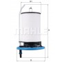 KX 398 MAHLE Паливний фільтр