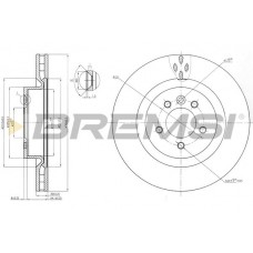 CD7434V BREMSI Гальмівний диск