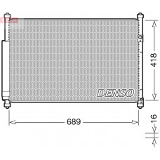 DCN47006 DENSO Конденсатор кондиціонера