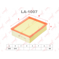 LA-1007 LYNXauto Повітряний фільтр