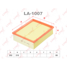 LA-1007 LYNXauto Повітряний фільтр