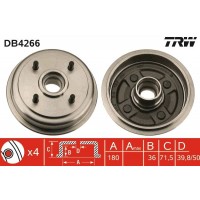 DB4266 TRW Гальмівний барабан