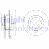 BG3426 DELPHI Гальмівний диск