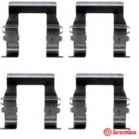 A 02 236 BREMBO Комплектуючі колодки дискового гальма