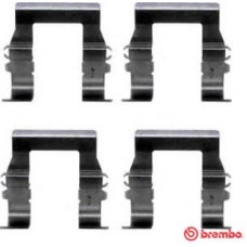 A 02 236 BREMBO Комплектуючі колодки дискового гальма